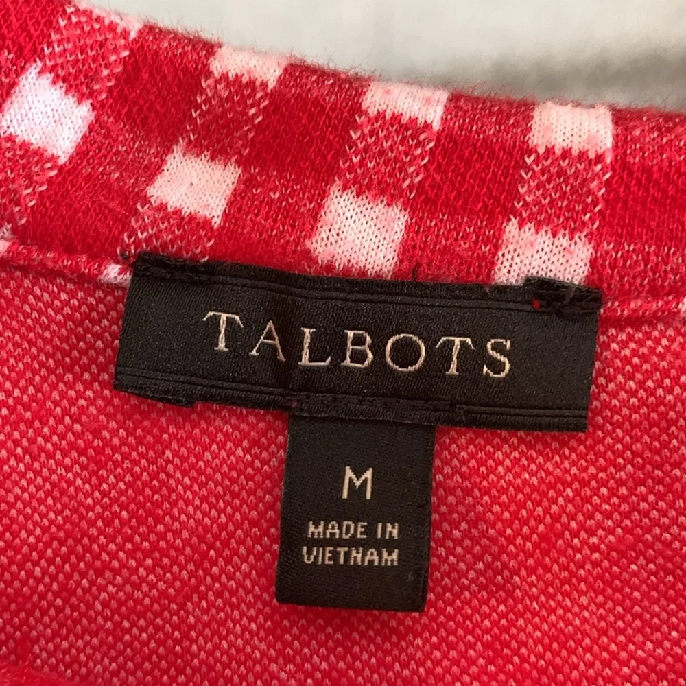 Talbots Sleeveless Gingham Top - Picture 7 of 16